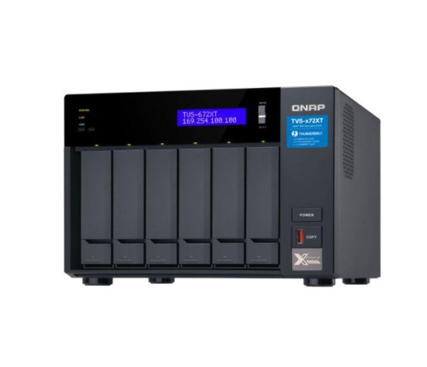 QNAP Serwer NAS TVS-672XT-i5-8G 6bayNAS 10GBASE-T Thunderbolt 3 - 1375125 - zdjęcie 5